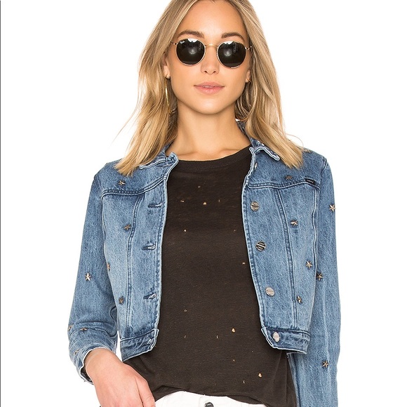 Star Studded Denim Jacket 